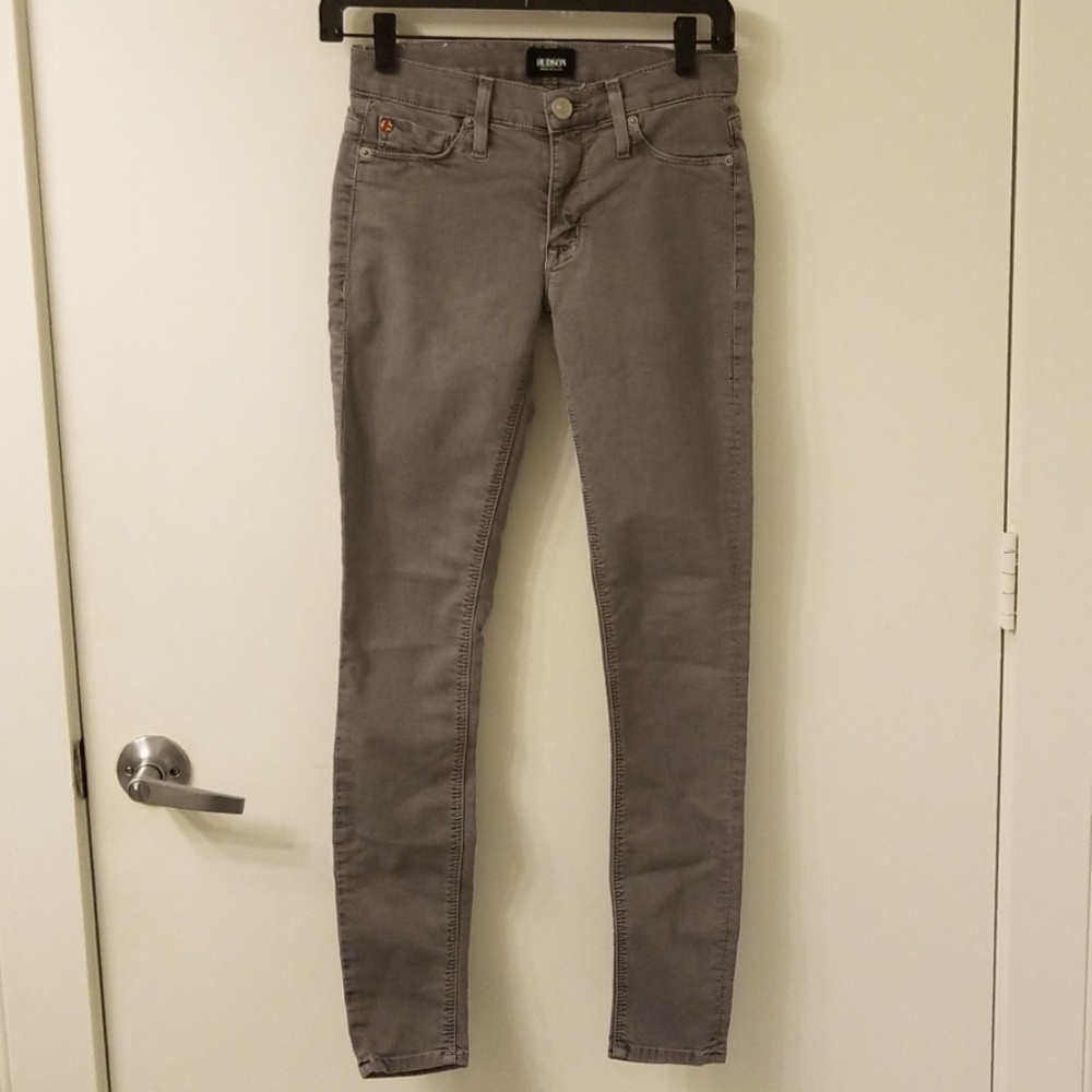 Hudson nico midrise super skinny pants 23